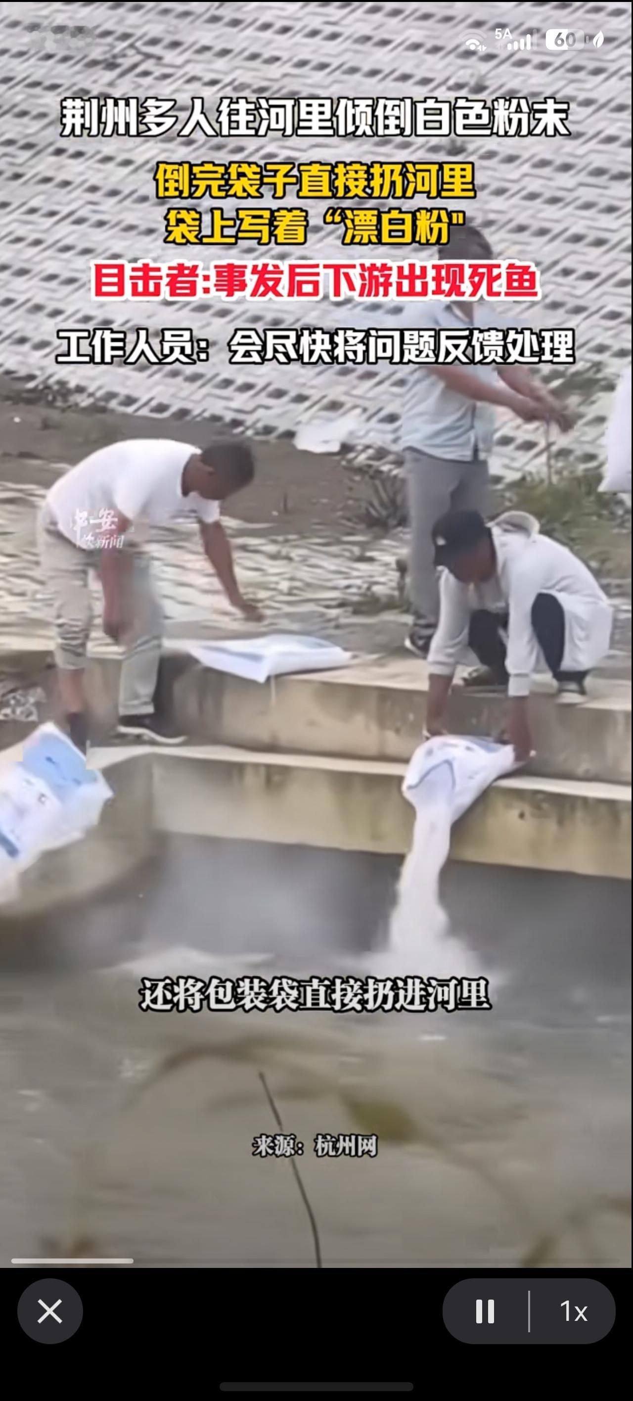 对方称“上面安排的，有证！”目击者“我们过去问他们倒的什么，然后看到他们倒的是