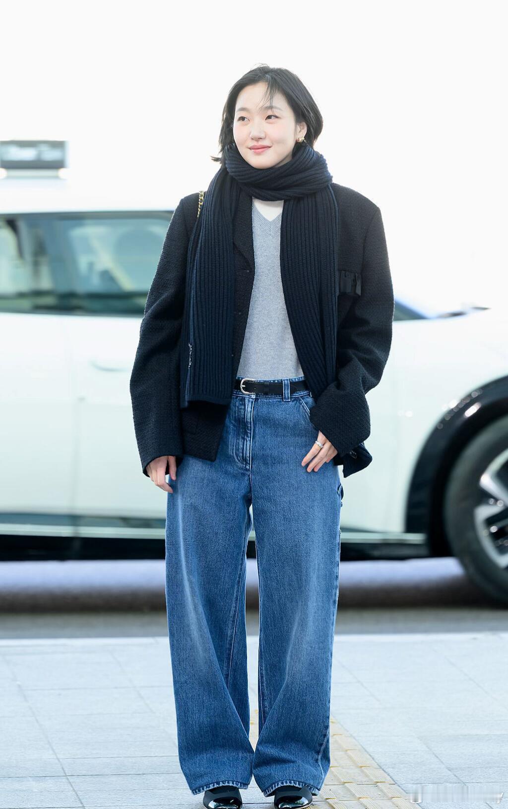 金高银出发巴黎，参加CHANEL高定大秀！金高银韩国首尔机场出发巴黎时装周参