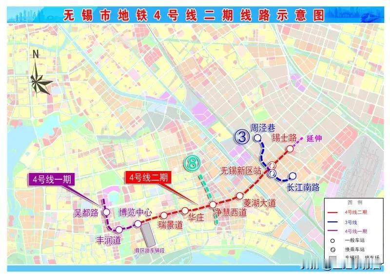 无锡地铁四号线二期工程“洞通”时间真的很应景!2025级1