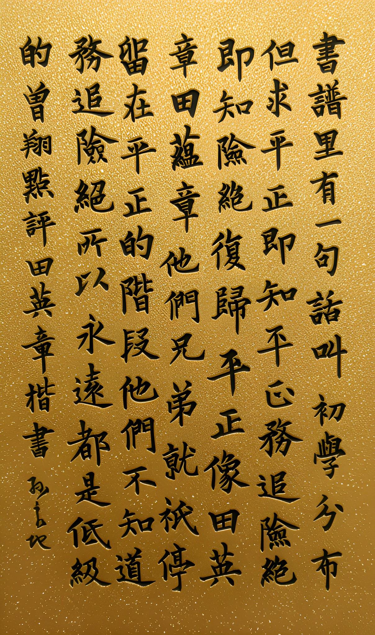 丑书曾翔评价美书田英章，是这样说的“书谱里有一句话叫：初学分布，但求平正；