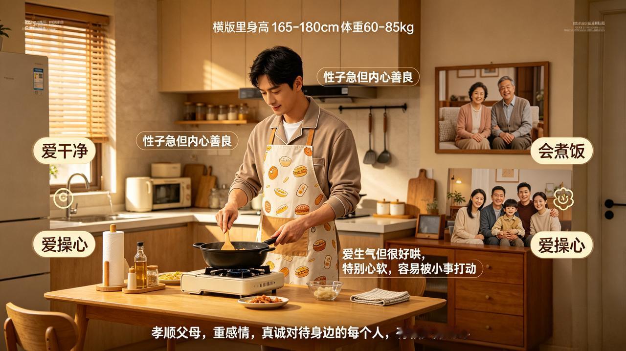 百年难遇的优质好男人特质①干净自律，生活清爽利落，自带干净通透的气质。