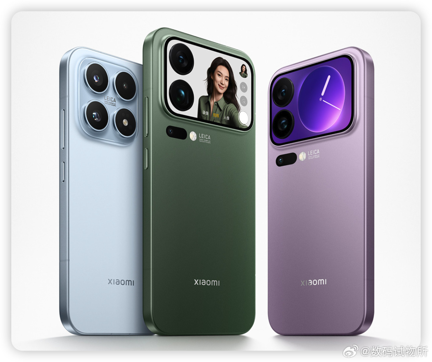 左：小米17中：小米17ProMax右：小米17Pro​​​我看有些人在