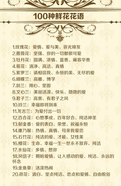 关于花的知识，这些，几乎就满足了你全部的需求[并不简单]​​​