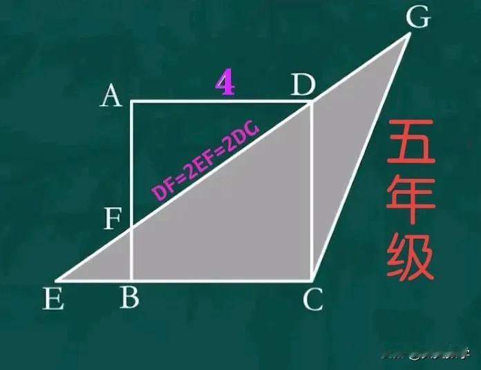 “难者无从下手，会者口算即可！”小学五年级数学拓展题：三边全都未知，咋求三角形面