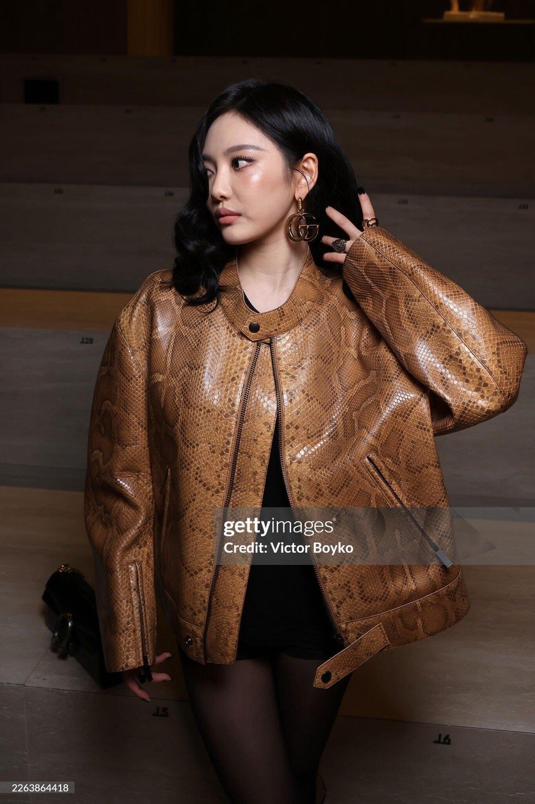 柳智敏Giselle宁艺卓时装周G社生图