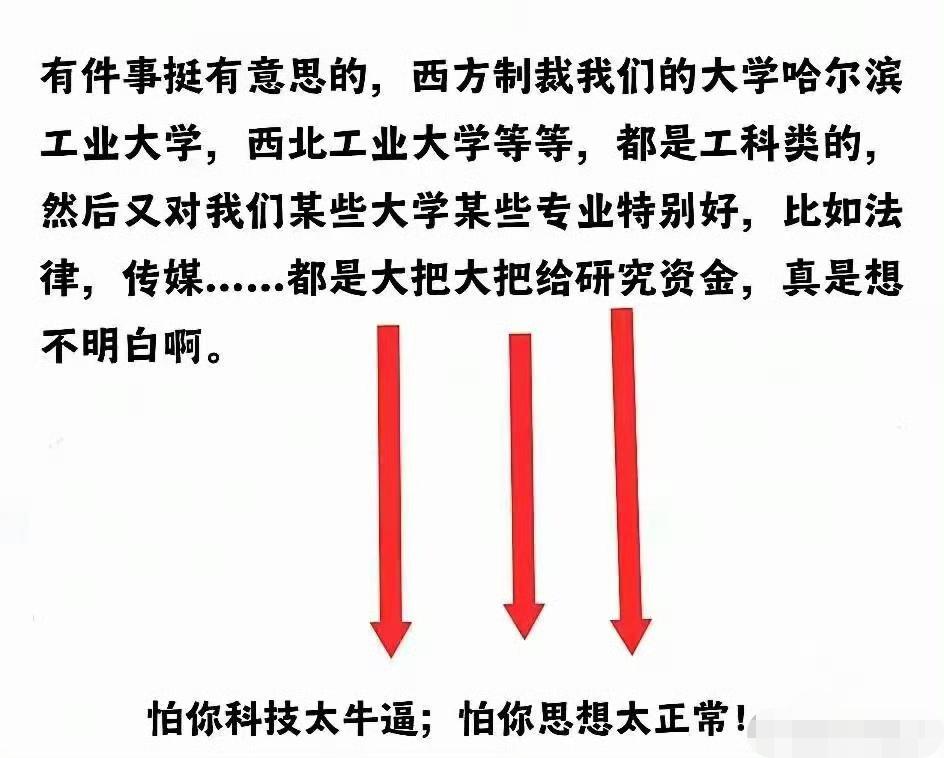 怕你科技太牛逼，怕你思想太正常！​​​