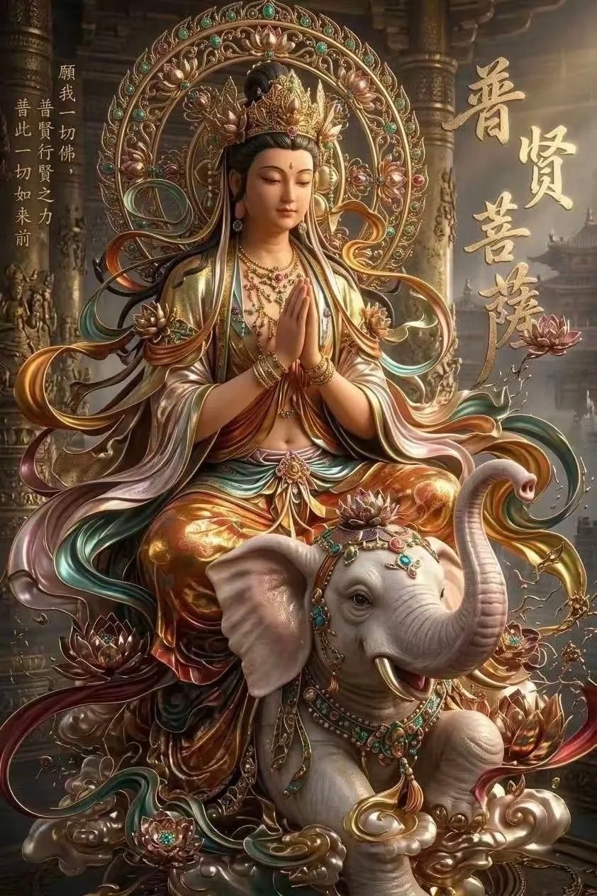 普贤菩萨观世音菩萨