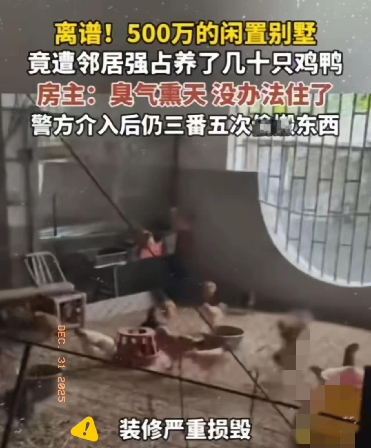 “脸都不要了！”福建一男子回老家祭祖，意外发现闲置多年的别墅里居然有动静，看了一