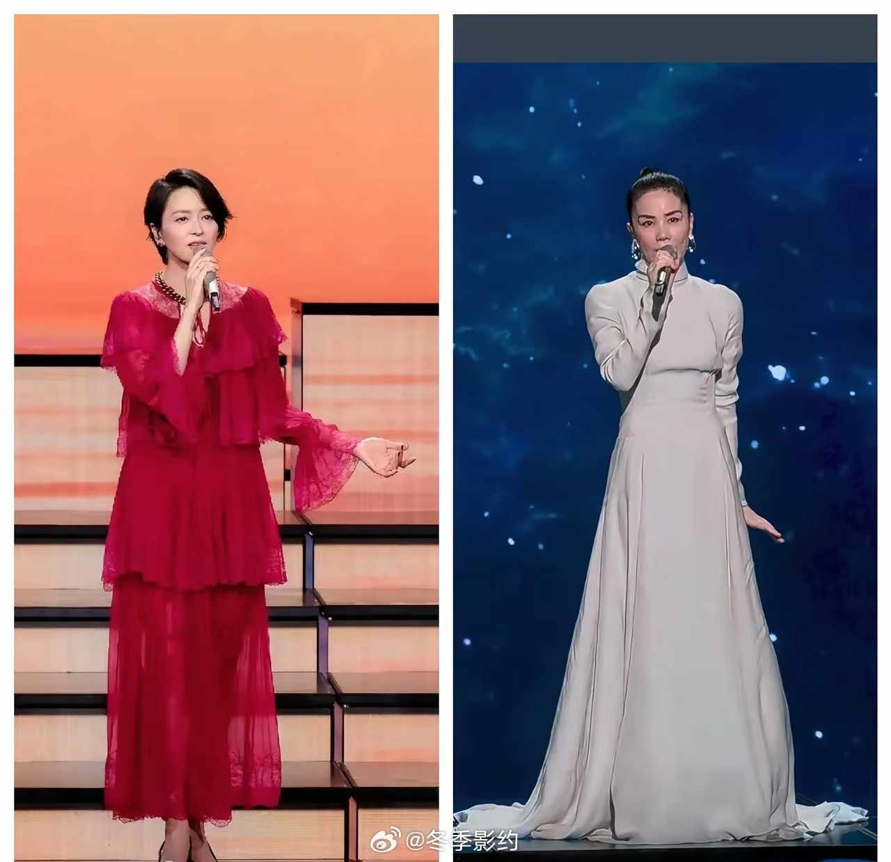 刚刚看了元宵晚会同样是天后，都是50多岁，和王菲一比，梁咏琪的歌，居然能唱的如此
