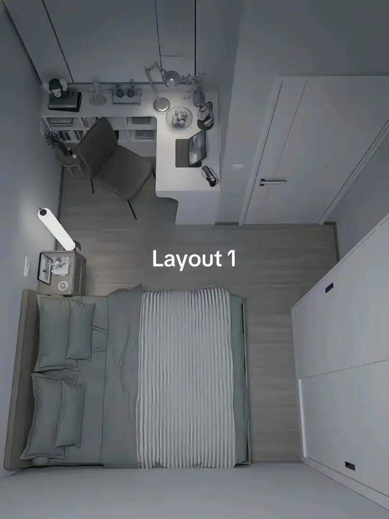 房间布局：你认为，图1和图2，哪个布局好？