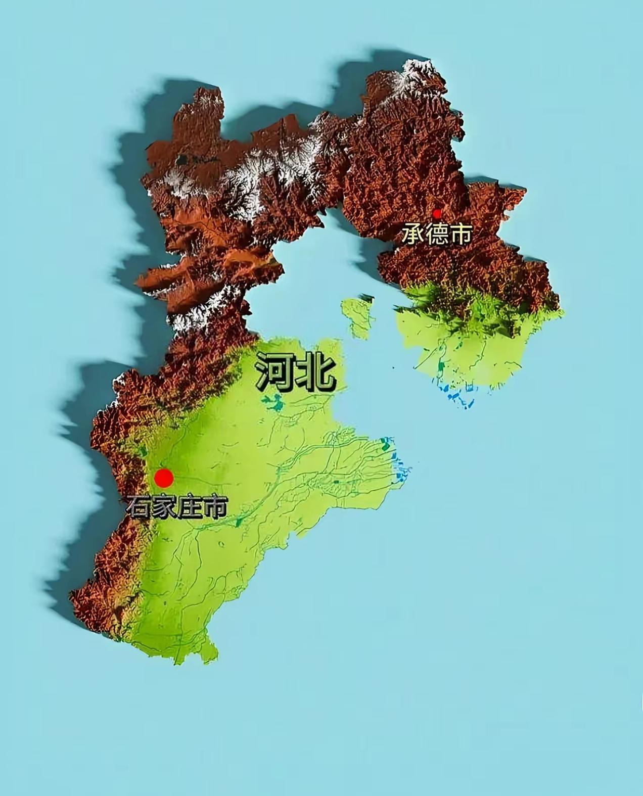 河北，我国唯一集合所有地貌的省！高原、山地、丘陵、盆地、平原、湖泊、海滨
