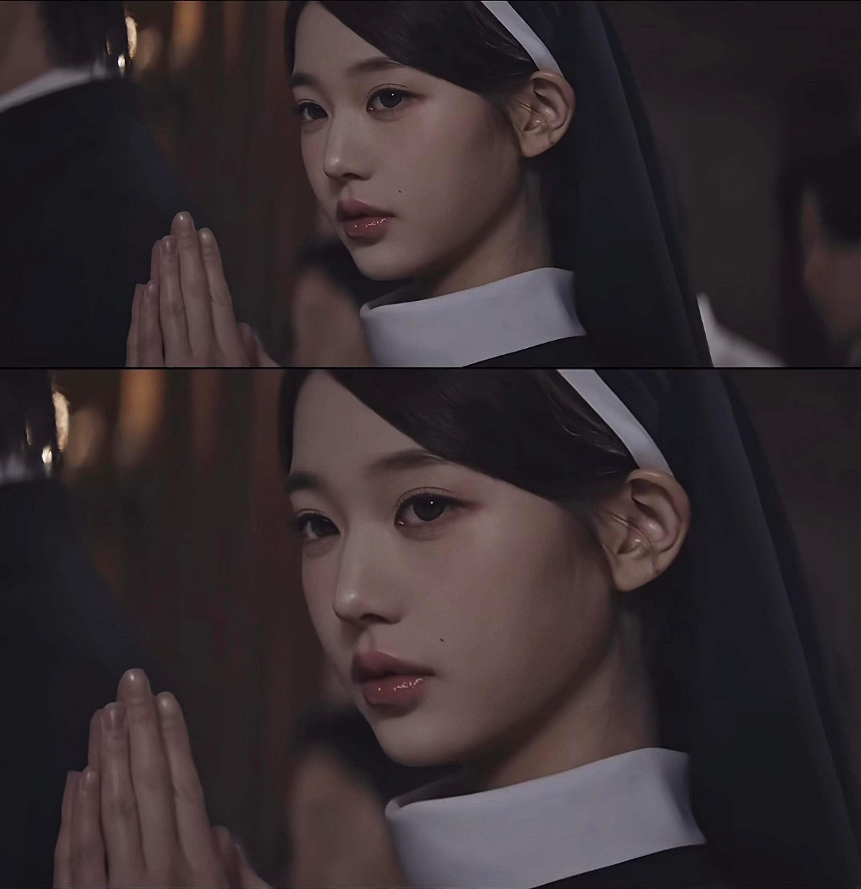 【张元英】像压根不信教的修女表面圣洁虔诚实则内心对教义嗤之以鼻从不仰望任何神明