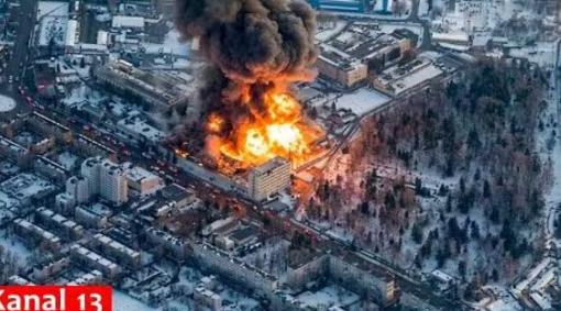 俄罗斯布良斯克电子厂电子配件90%保障俄军导弹系统。一夜被多枚乌克兰巡航导弹命中