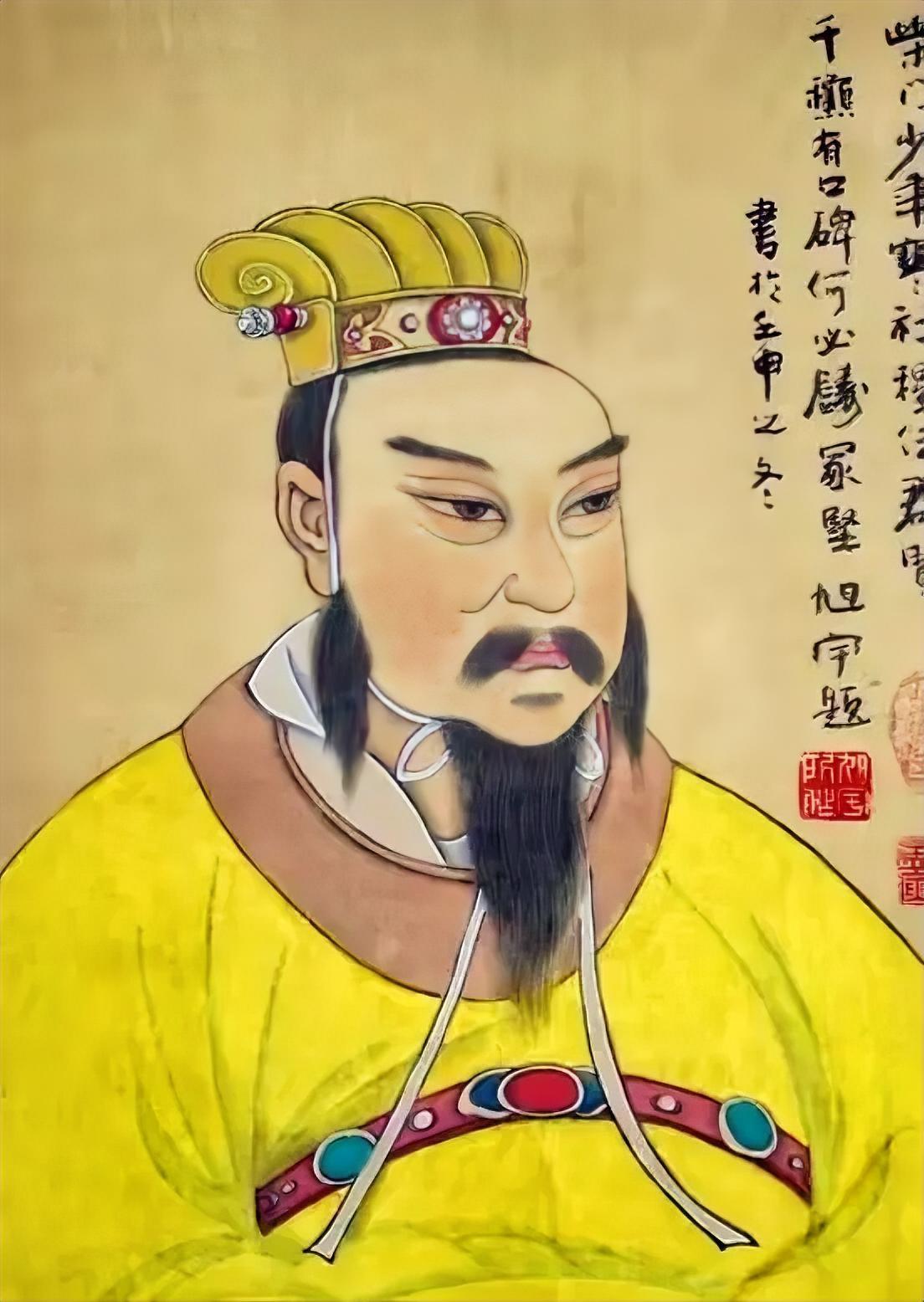 公元950年，大将军郭威发动兵变，率军闯入太后李三娘寝宫。李太后赶忙说道：“皇位
