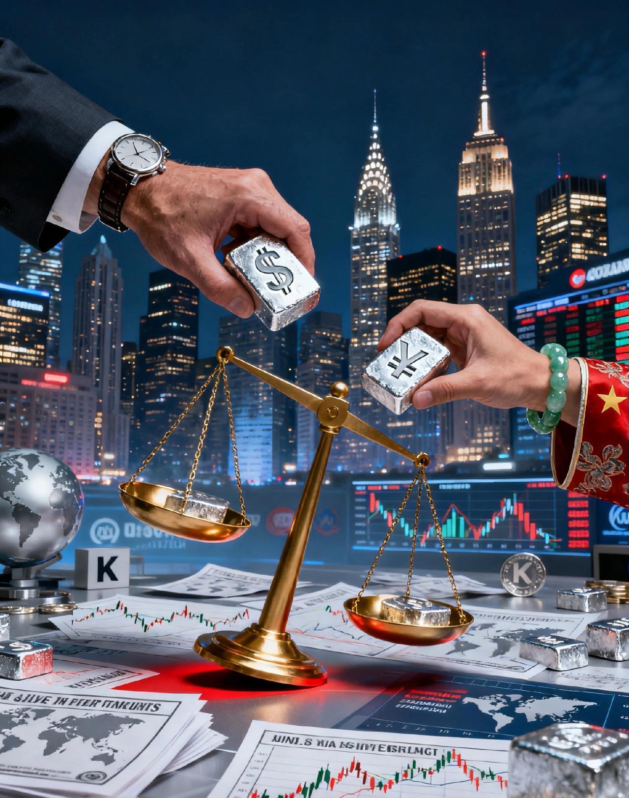 华尔街纸白银砸盘自掘坟墓！白银定价权终将易主，实物荒才是终极底牌：深