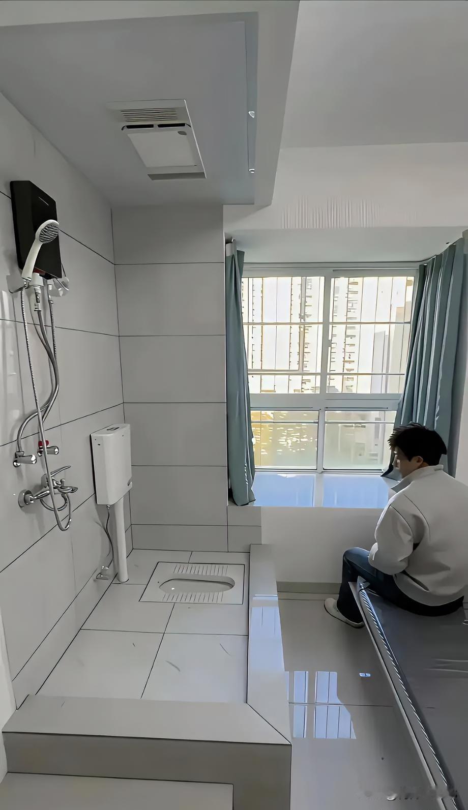 有个玻璃隔开就更好了