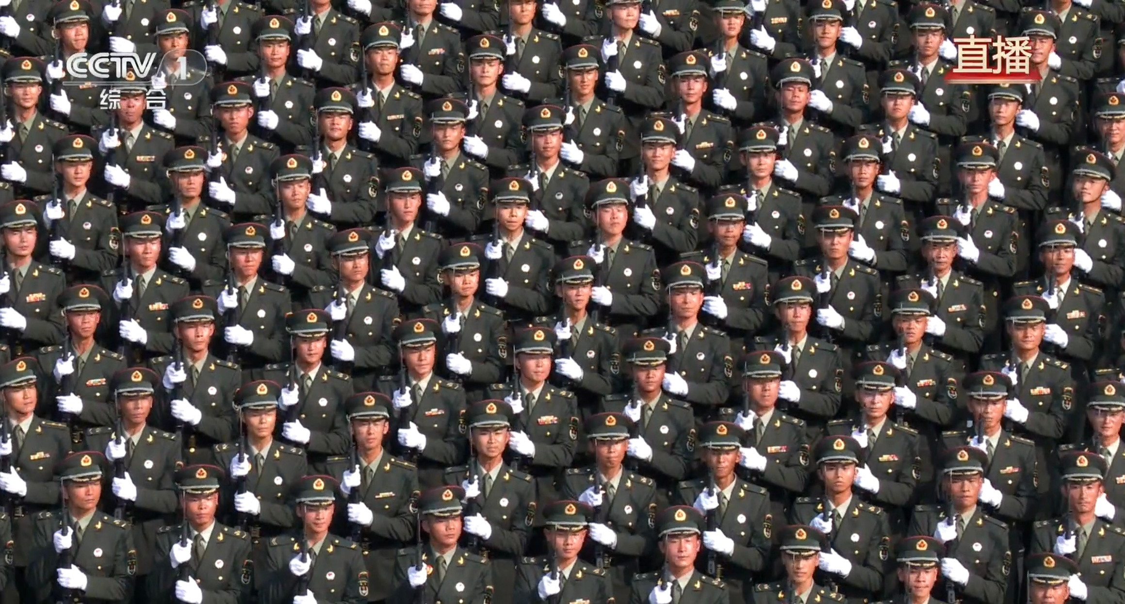九三盛大阅兵治愈强迫症[点赞]飒​​​