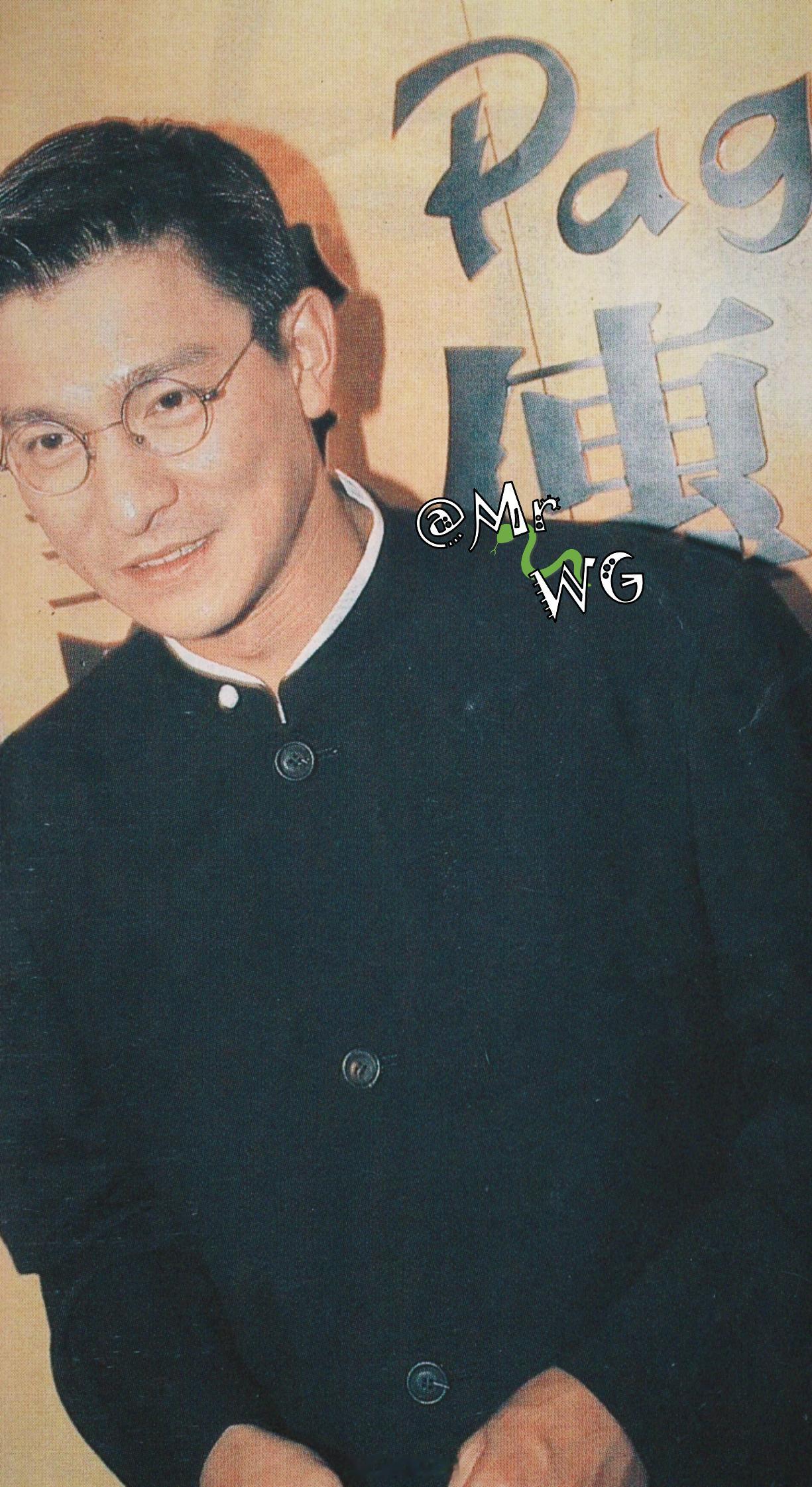 刘德华独家扫描俊朗倜傥的帅气青年[墨镜]——1995，三十年前的刘德华刘