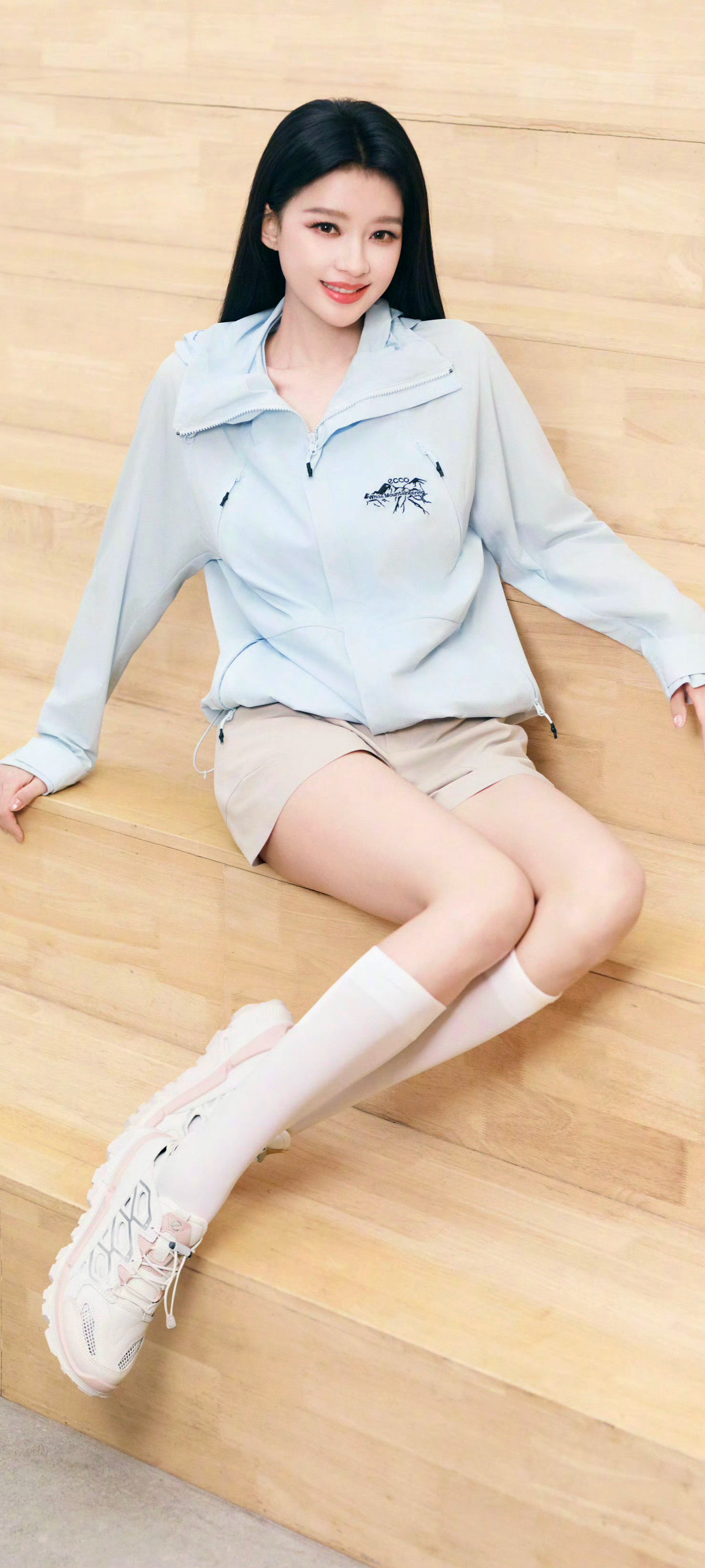 孙怡❤️孙怡精彩OK白色小腿袜