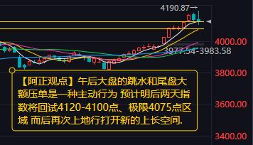 【1月14日A股收评：午后大盘的跳水和尾盘大额压单是一种主动行为预计明后两天指