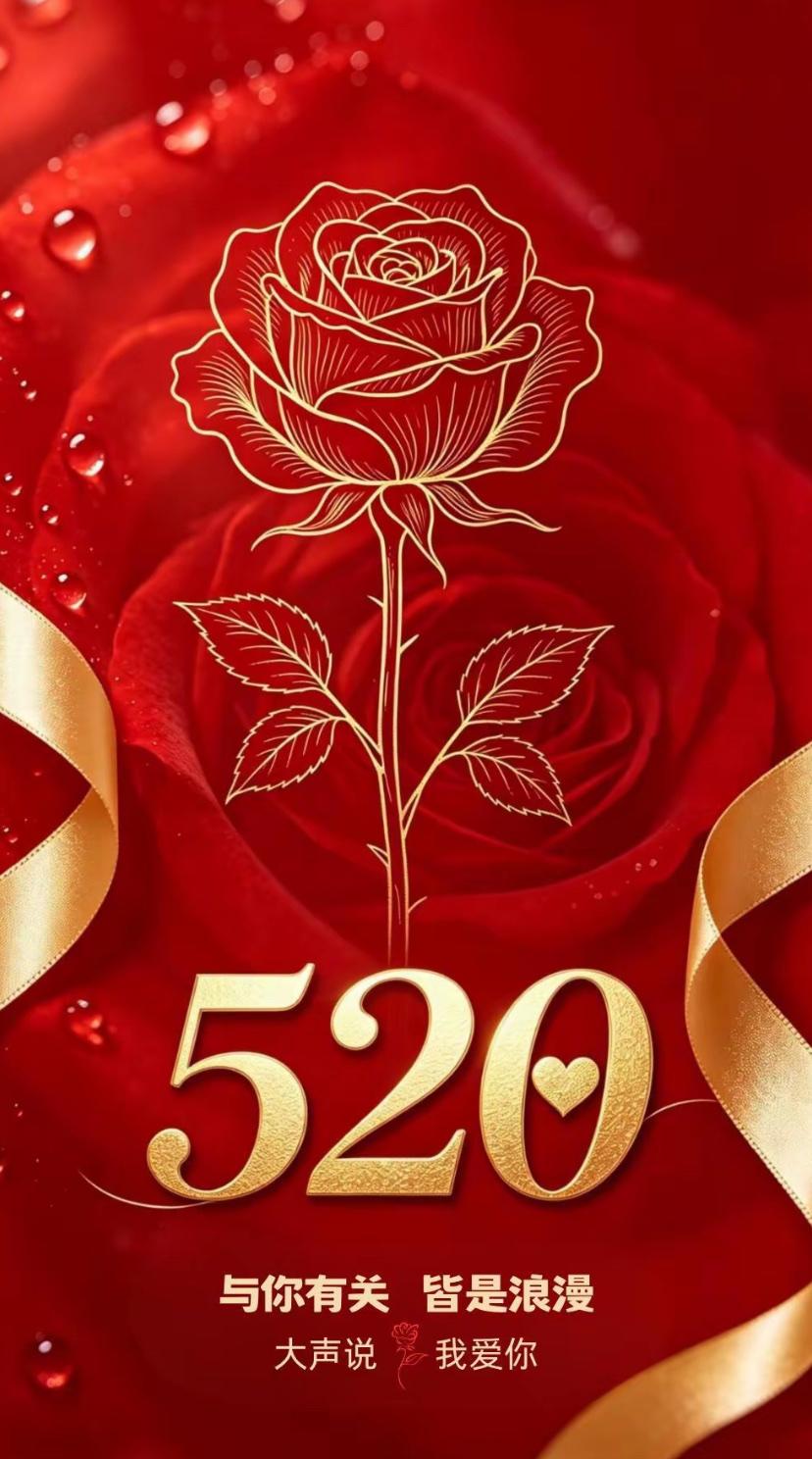夏晨问安，爱意绵长朝暮守，一世温柔共朝夕。2026./5.20.🌹520情
