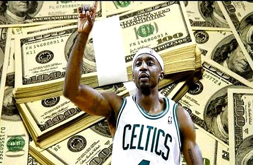 网上今天刷到一张工资条，主角叫贾森·特里，外号“喷气机”，生涯场均得分15出头，