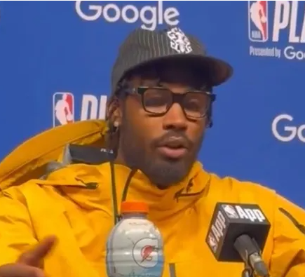 NBA季后赛首轮G6，火箭球员塔里-伊森接受媒体采访，谈及队友凯文-杜兰特，塔里
