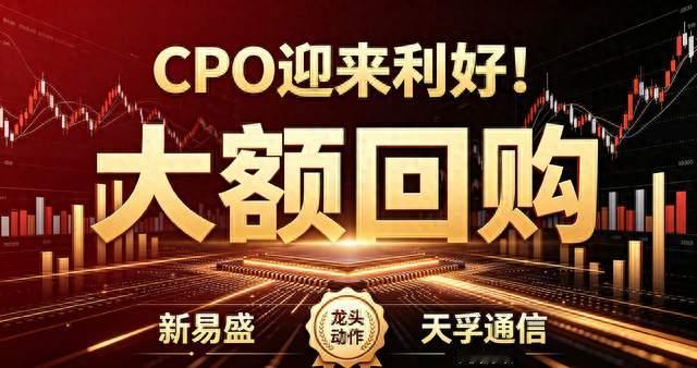 CPO迎来利好! 新易盛、天孚通信两大龙头抛出大额回购方案
