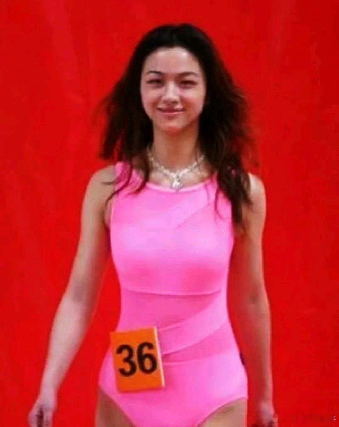 汤唯选美旧照这美貌太突出了