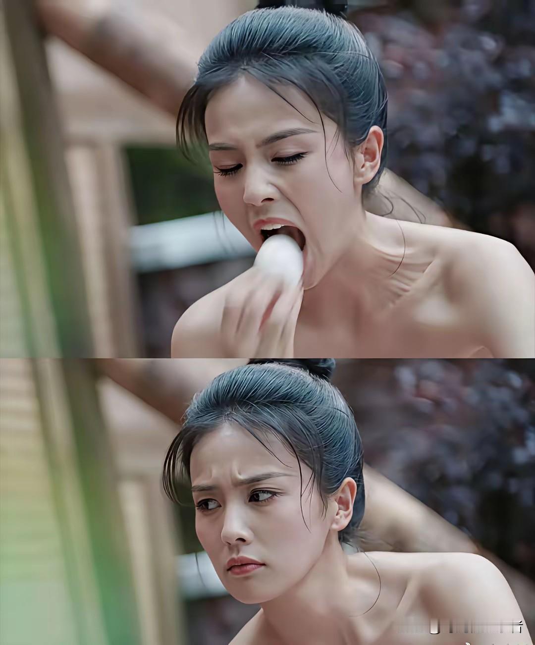 白鹿也太会演戏了，这不是吃，是疯狂掠食饿感觉。白鹿如今戏风越来越诙谐幽默啦。