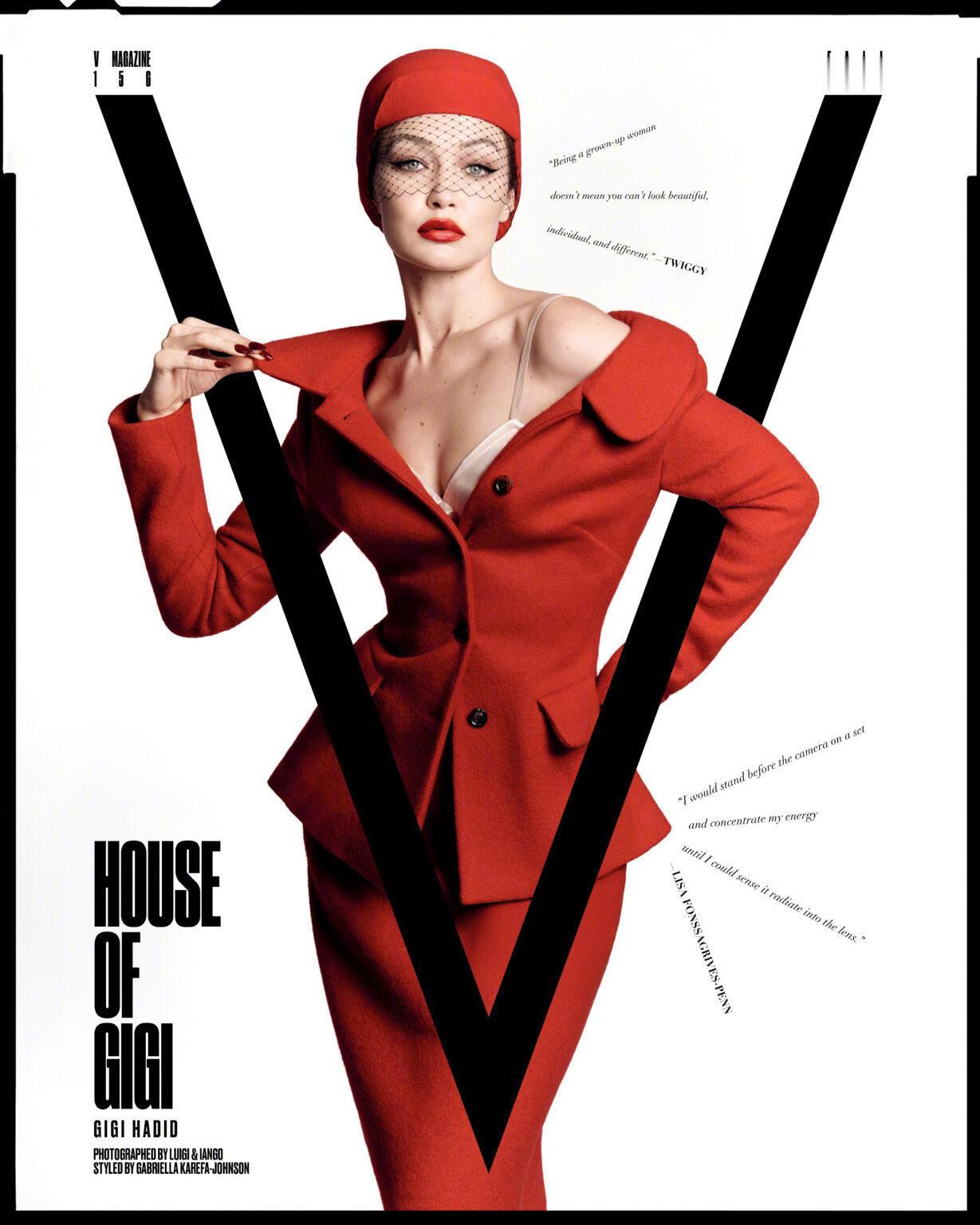 GigiHadid×VMagazineFall2025好美的一组新片