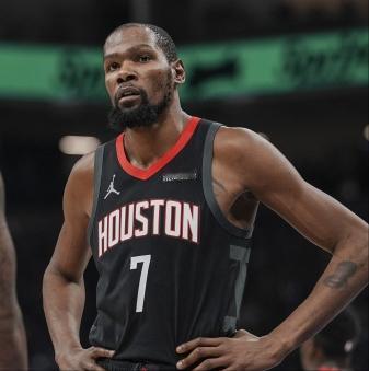 杜兰特扎心了！太阳：24胜15负，西部第6火箭：22胜14负，西部第7上