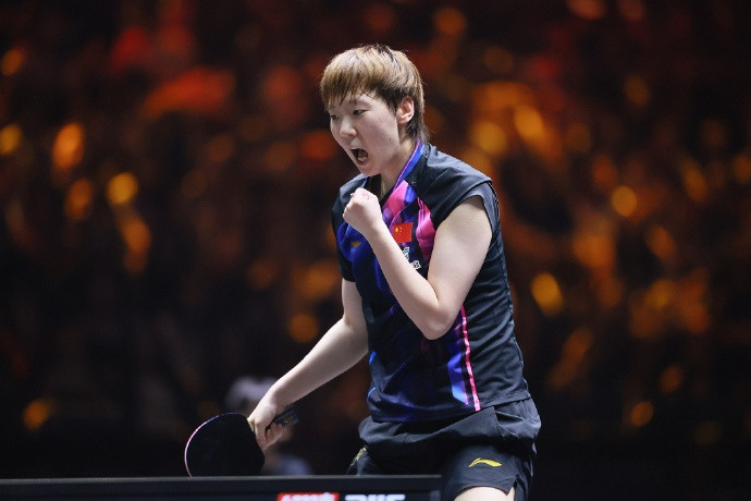 王曼昱WTT单打100胜王曼昱说：“每一步都算数，希望继续脚踏实地、打好每一场