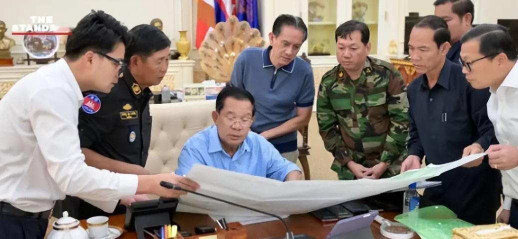 正义或许会迟到，但泰国的F-16绝不缺席！洪森父子把电诈头目陈志当座上宾，以