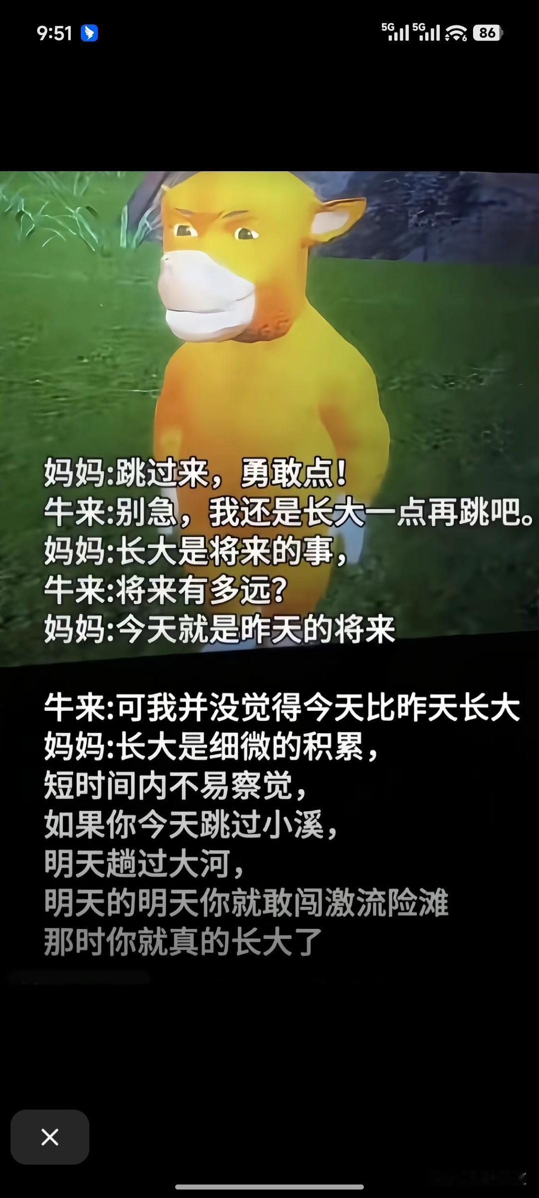 看看电影牛来的台词，你就能知道为什么会在国家电影局过审，能够全国放映。画面粗糙是