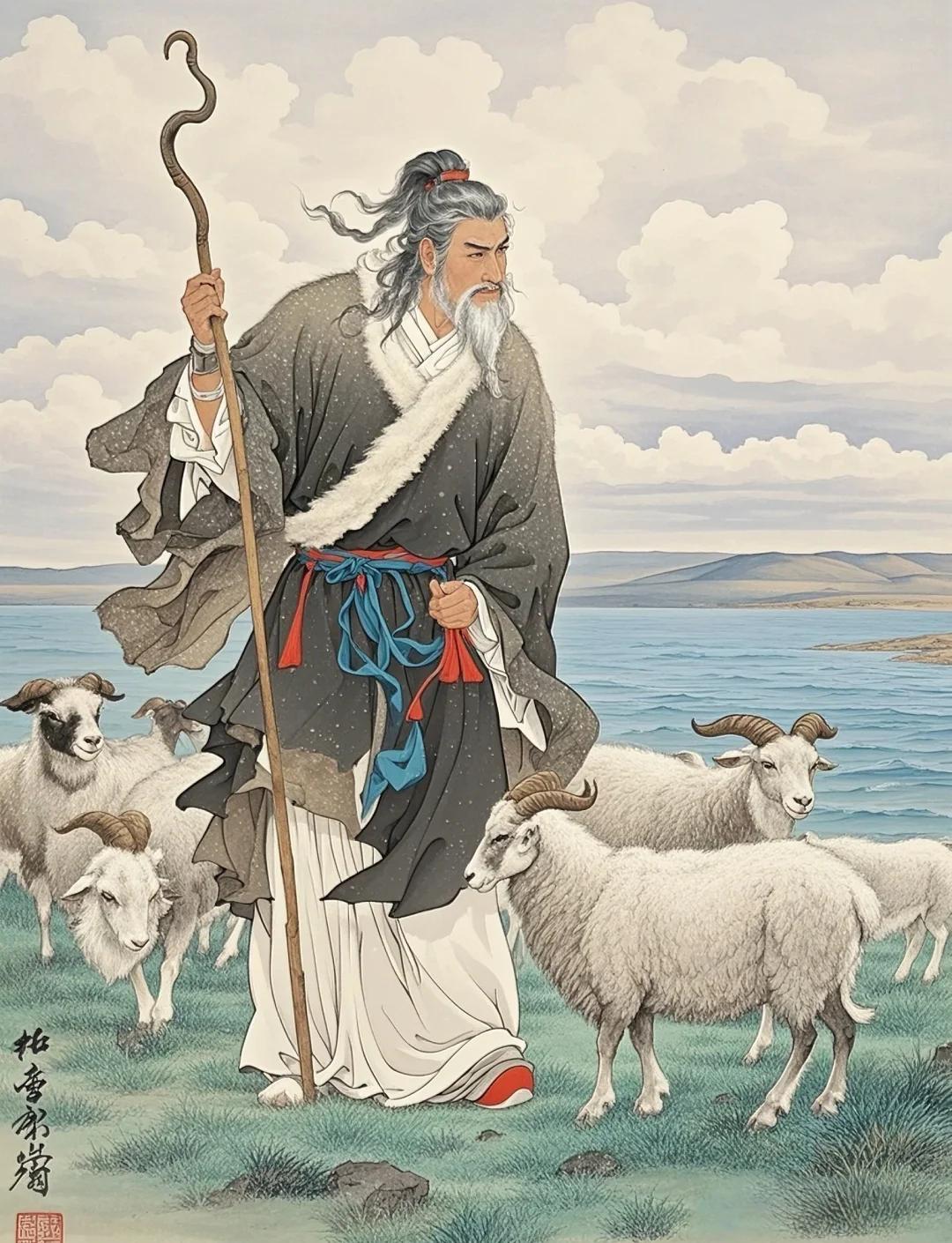 你知道“苏武牧羊”的故事吗?我当然知道这个流传千年的经典故事，它是中华民族忠贞气