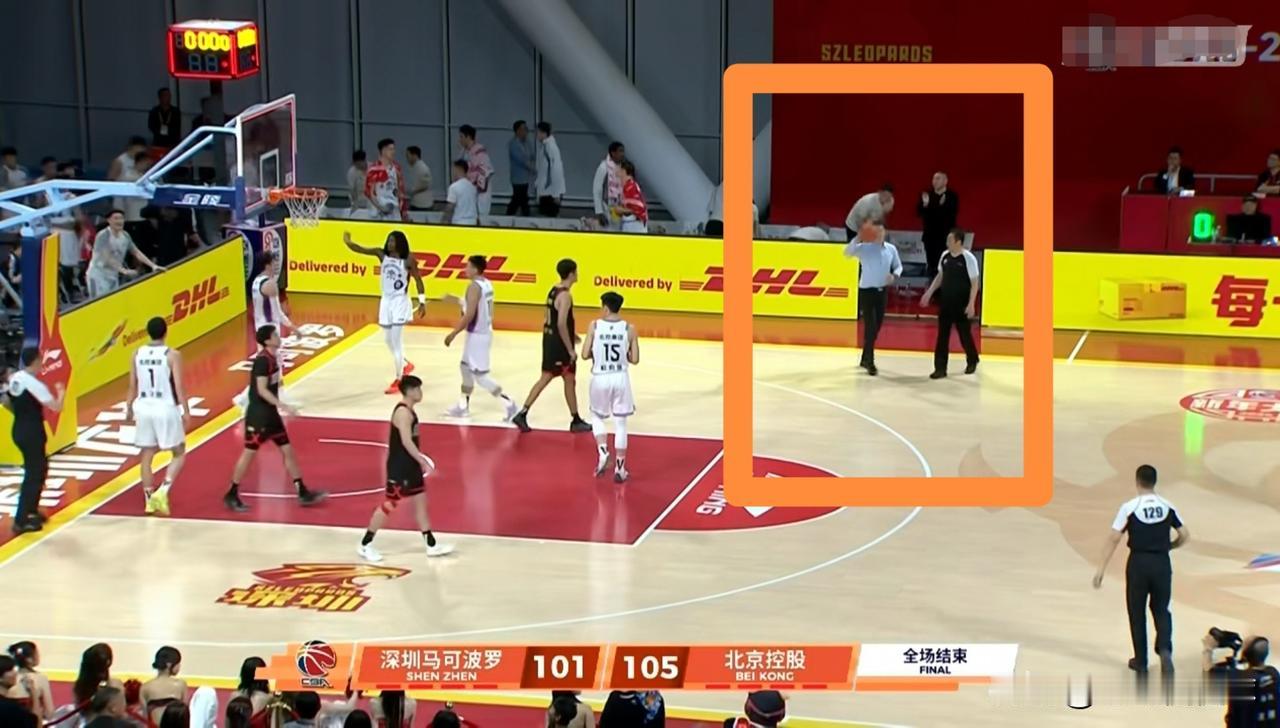 北京控股主帅张庆鹏终于如释重负了！今天北京控股在客场以105：101险胜深圳马可