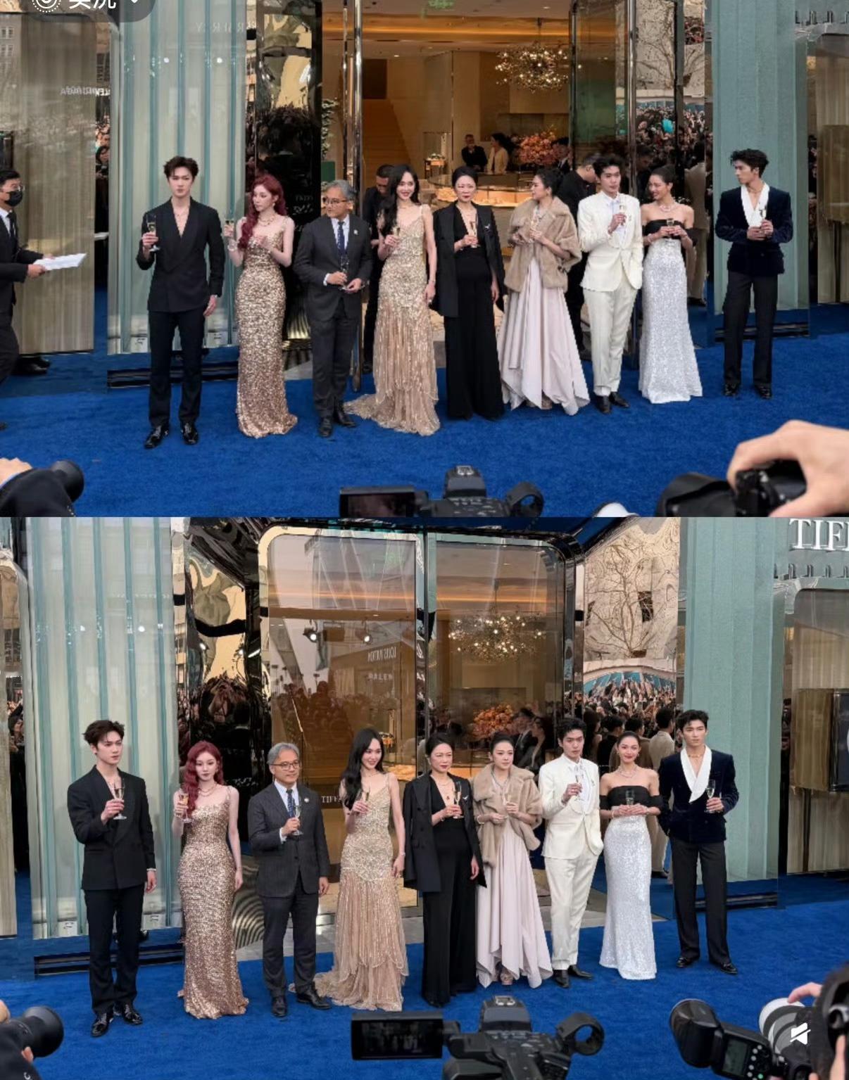 老姨在冲谁翻白眼？