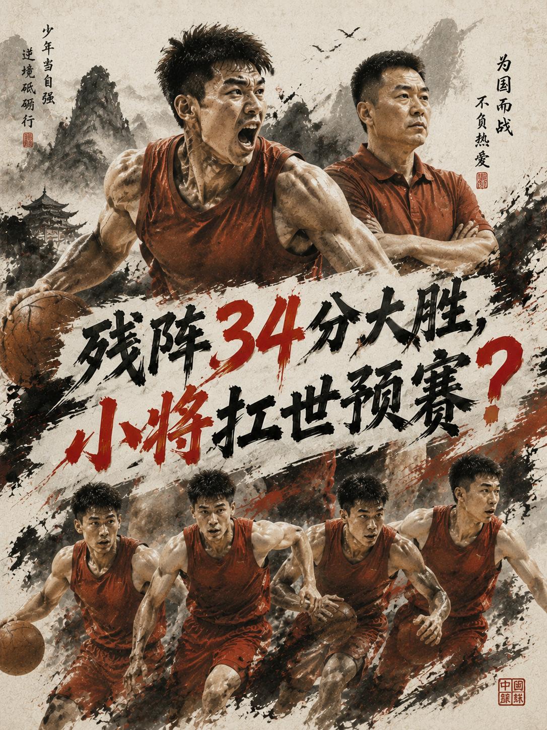 中国男篮过去一个多月的集训成果终于展现了出来，虽然这只是在2026国际团结杯的比