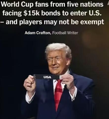 见过不要脸的，没见过这么不要脸的！特朗普现在直接把手伸到世界杯上面，摆明了就