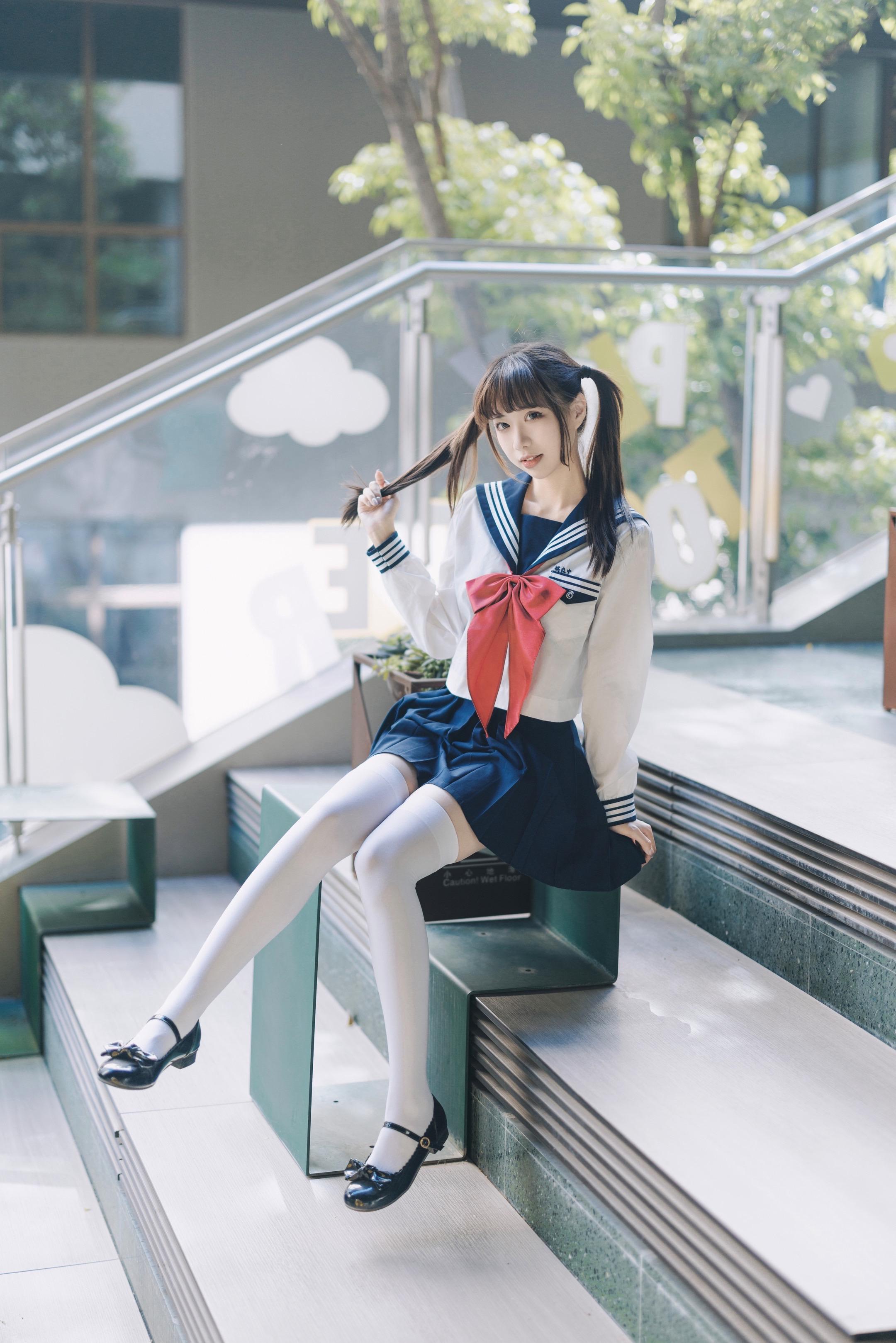 日系jk人像 jk少女穿搭 jk制服日常 甜美jk 水手服少女