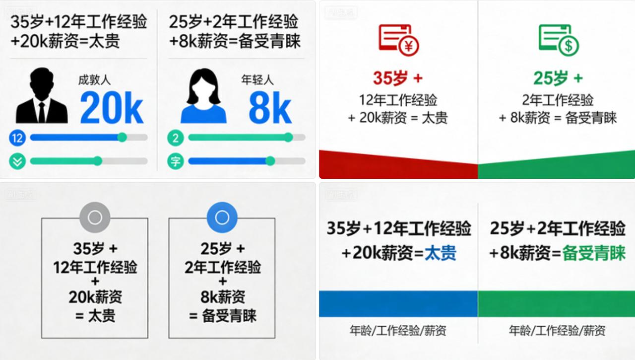 35岁，工作12年，期望月薪2万，被HR嫌弃