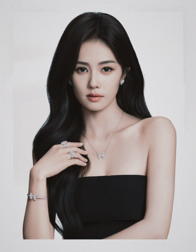 伪撕拉片1P白鹿💎戴比尔斯品牌大使白鹿​​​