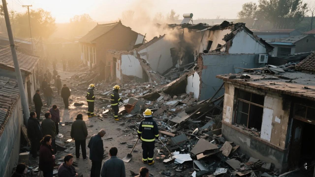山西文水一民房火灾致3人死亡-新闻：6月19日21时40分左右，文水县凤