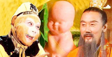 1982年，《西游记》剧组拍摄，孙悟空偷吃人参果时，青城山老道长不同意拍。他大骂