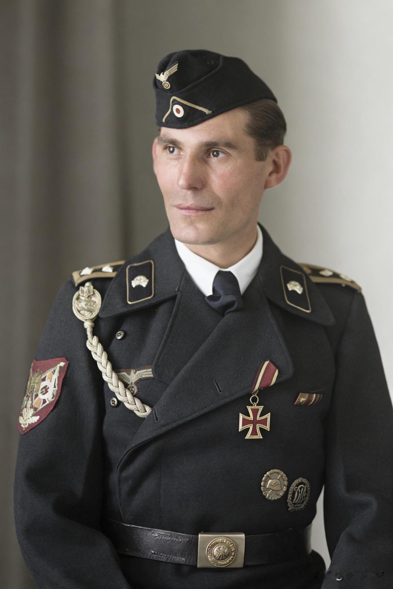 德军装甲兵德军军服照德军军服二战德国国防军德军军官服饰军事军迷发烧