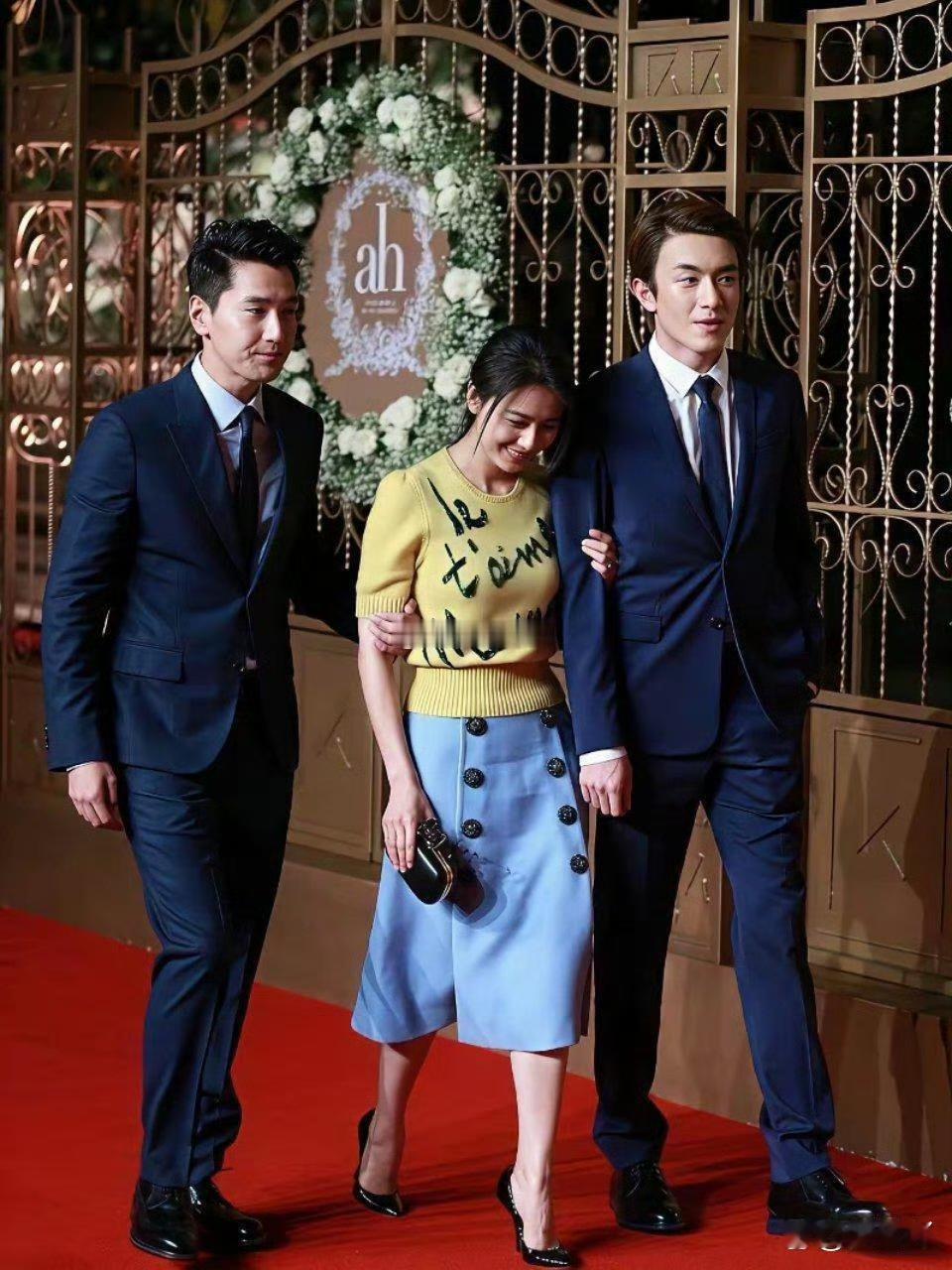 当年他们三人一起参加黄晓明的婚礼，真的太逗了！