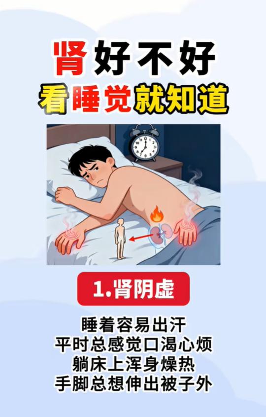 从睡眠状态简单区分肾阴虚与肾阳虚的典型表现