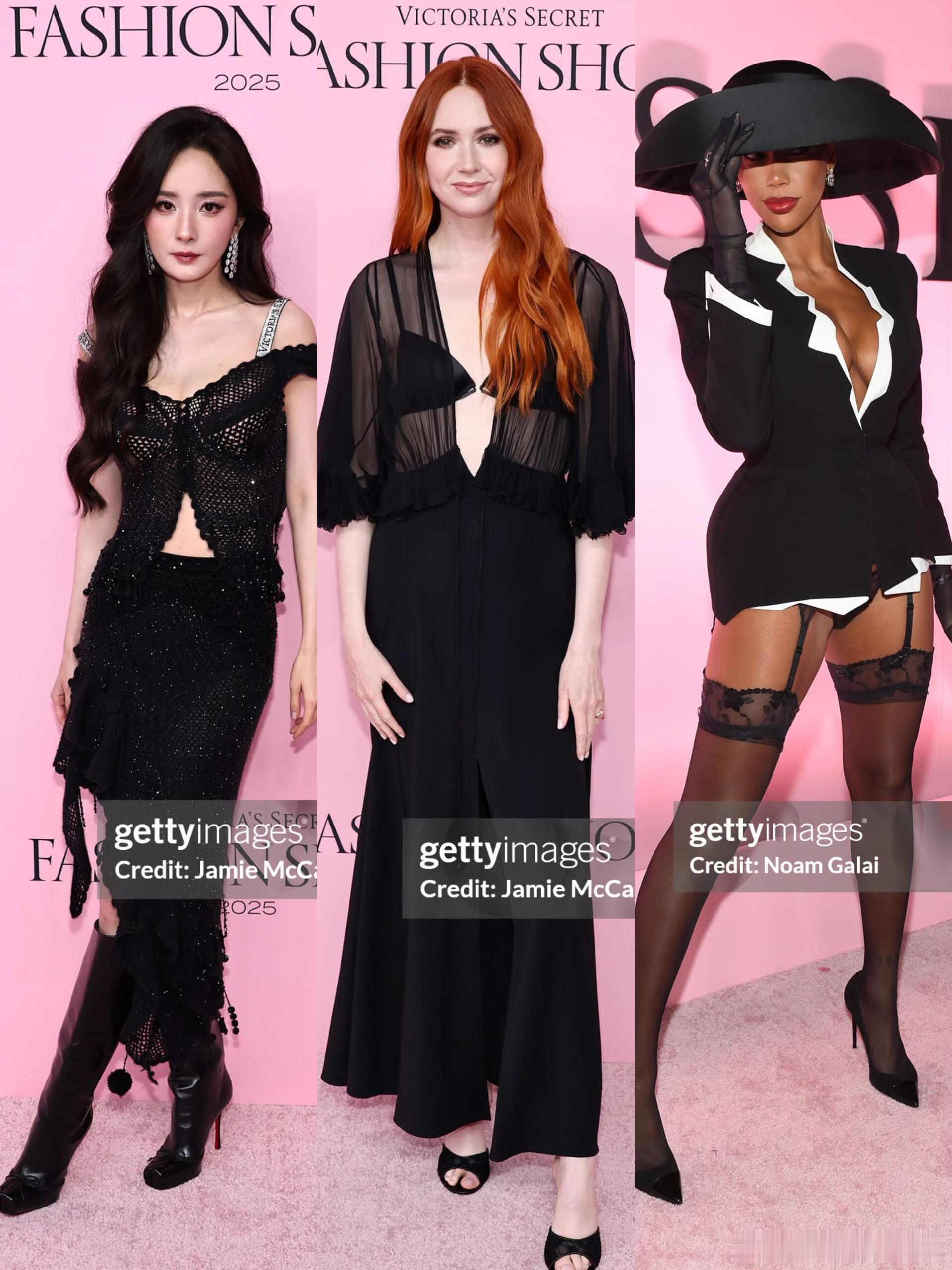 2025维密大秀嘉宾生图～杨幂、KarenGillan、KysreGondr