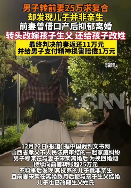 “良心不痛吗？”山西，一女子生下儿子后，以产后抑郁为由和丈夫离婚，不料，离婚后，